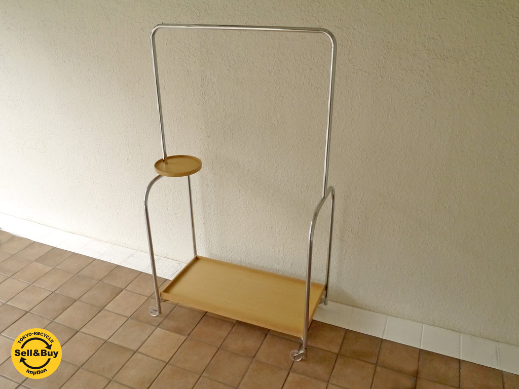 カッシーナ ・ イクスシー Cassina IXC. エディション EDITION ストラット STRUT ハンガーラック W900（ クローズラック / コートスタンド / フィッティングカート / コートハンガー / コーディネートラック ）参考価格￥72,360 別売りラウンドトレー付き （ アクセサリー / トレー 小物置き ） 片山正通 / MASAMICHI KATAYAMA デザイン グッドコンディション！ モダンデザイン 新着商品 買い取りしました。