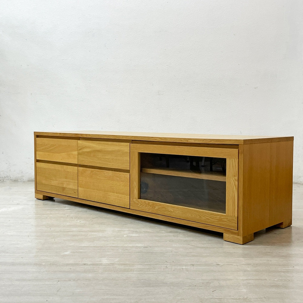 【祖師ヶ谷大蔵店】アクタス ACTUS ノマド NOMAD TVボード AVボード テレビ台 オーク材 W150cm ナチュラル シンプルデザイン 廃番 買取させていただきました。