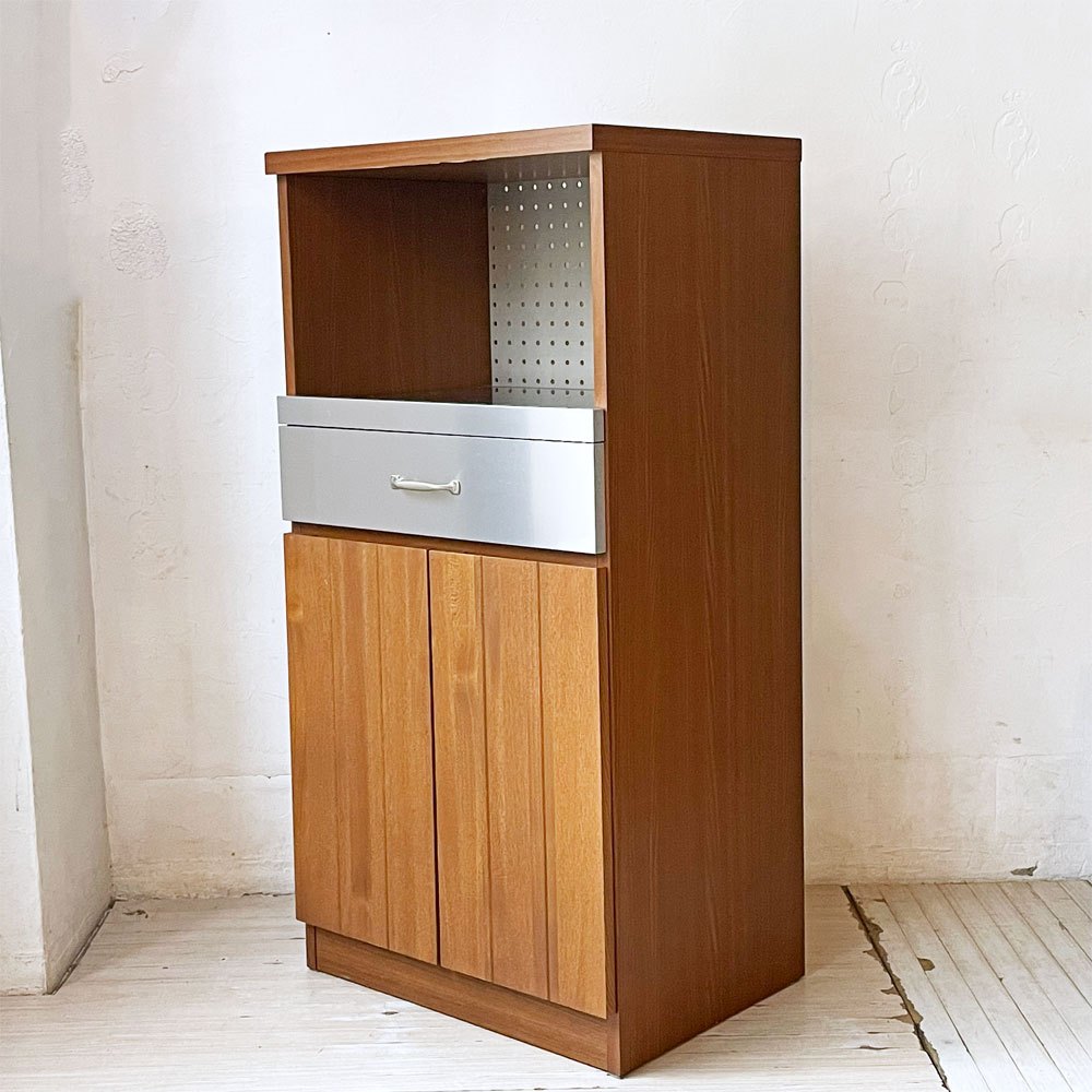 【下北沢店】ストラーダ STRADA キッチンキャビネット レンジボード アッシュ材 ステンレス W60cm 廃盤 買取させていただきました。