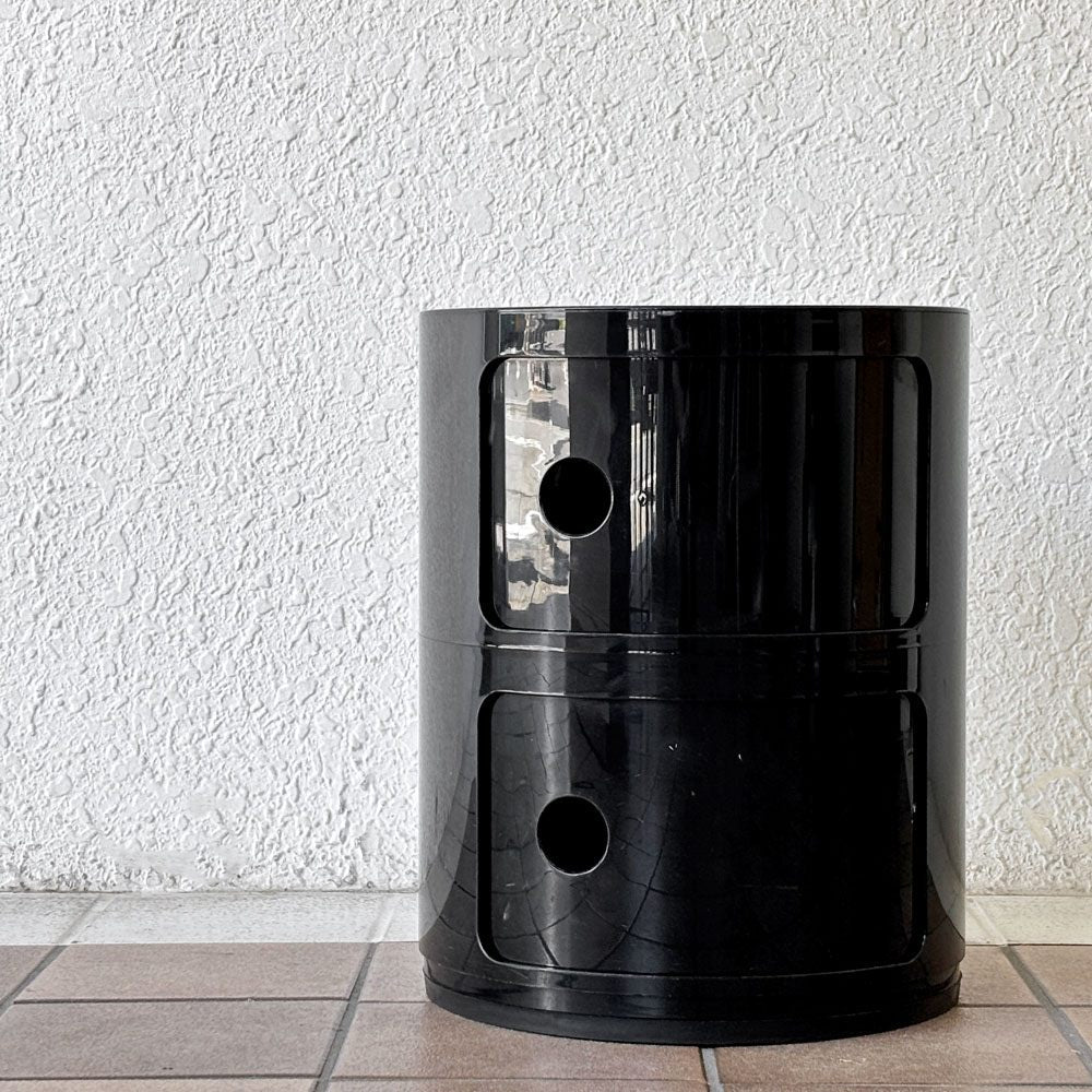 【用賀店】カルテル Kartell コンポニビリ COMPONIBILI 2段 ストレージボックス アンナ・カステッリ・フェリエーリ ブラック イタリア 買取させていただきました。