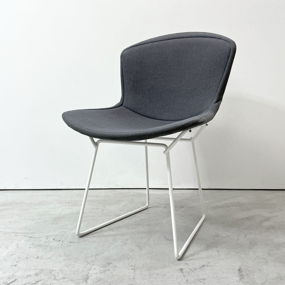 【祖師ヶ谷大蔵店】ノル Knoll 420 サイドチェア ワイヤーチェア ダイニングチェア ホワイト × グレー ファブリック フルカバー仕様 ハリー・ベルトイア ミッドセンチュリー ビンテージ 買取させていただきました。