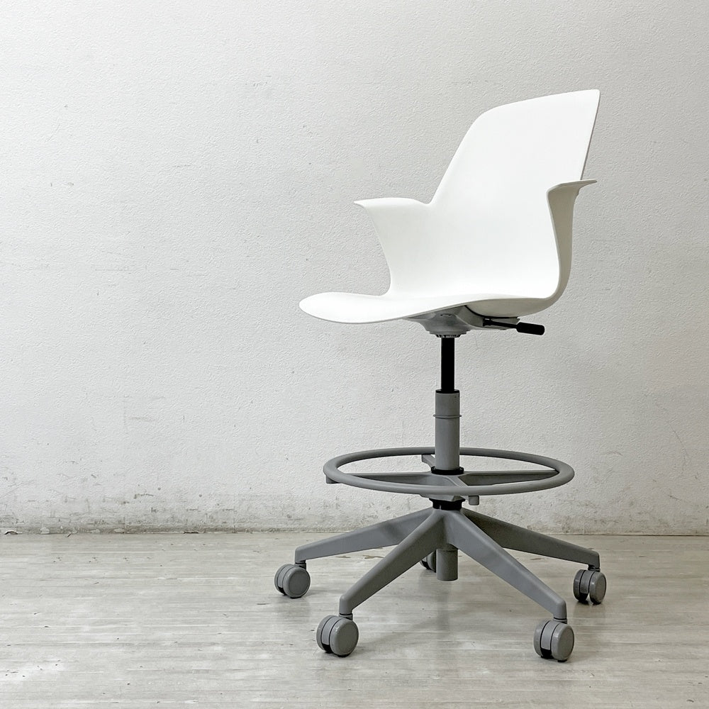 【祖師ヶ谷大蔵店】スチールケース Steelcase ノード ファイブスター スツール Node FIVE-STAR STOOL ハイスツール 製図チェア キャスター オフィス 定価約87,000円 C 買取させていただきました。