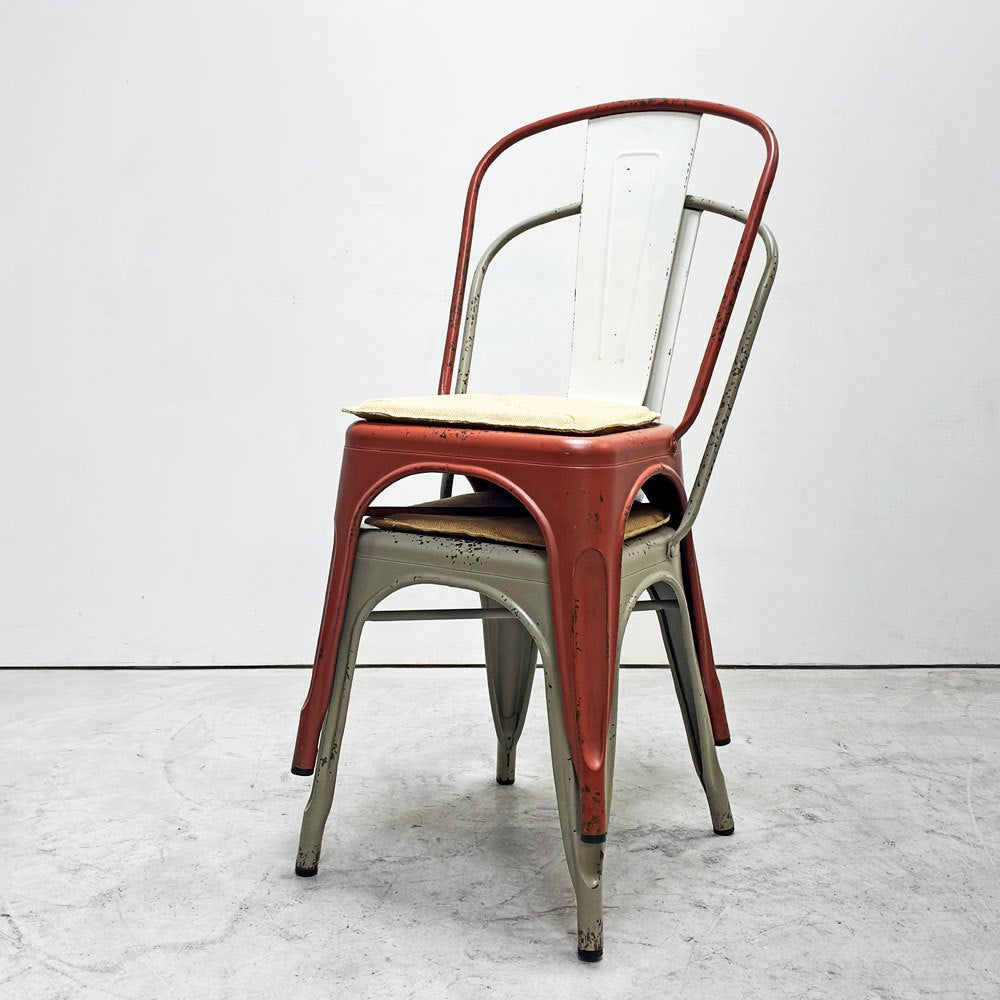 【祖師ヶ谷大蔵店】クラッシュゲート CRASHGATE ノットアンティークス Knot Antiques グレッグ2 GREG II ダイニングチェア スタッキング仕様 シートクッション付き ビンテージスタイル ×2脚 買取させていただきました。