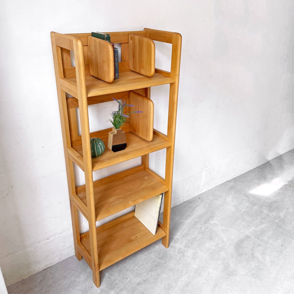【下北沢店】一生紀 ISSEIKI エリス キッズ ERIS KIDS-2 50 RACK アルダー材 W50㎝ ブックシェルフ オープンラック スリム 収納棚 可動棚 買取させていただきました。