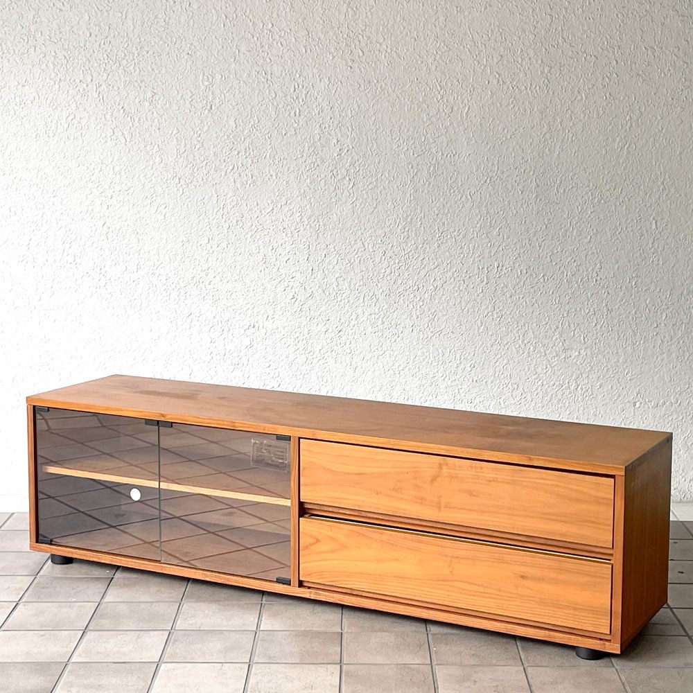 【用賀店】無印良品 MUJI ウォールナット材 スタッキングキャビネット AVボード w162cm ナチュラル 北欧スタイル買取させていただきました。