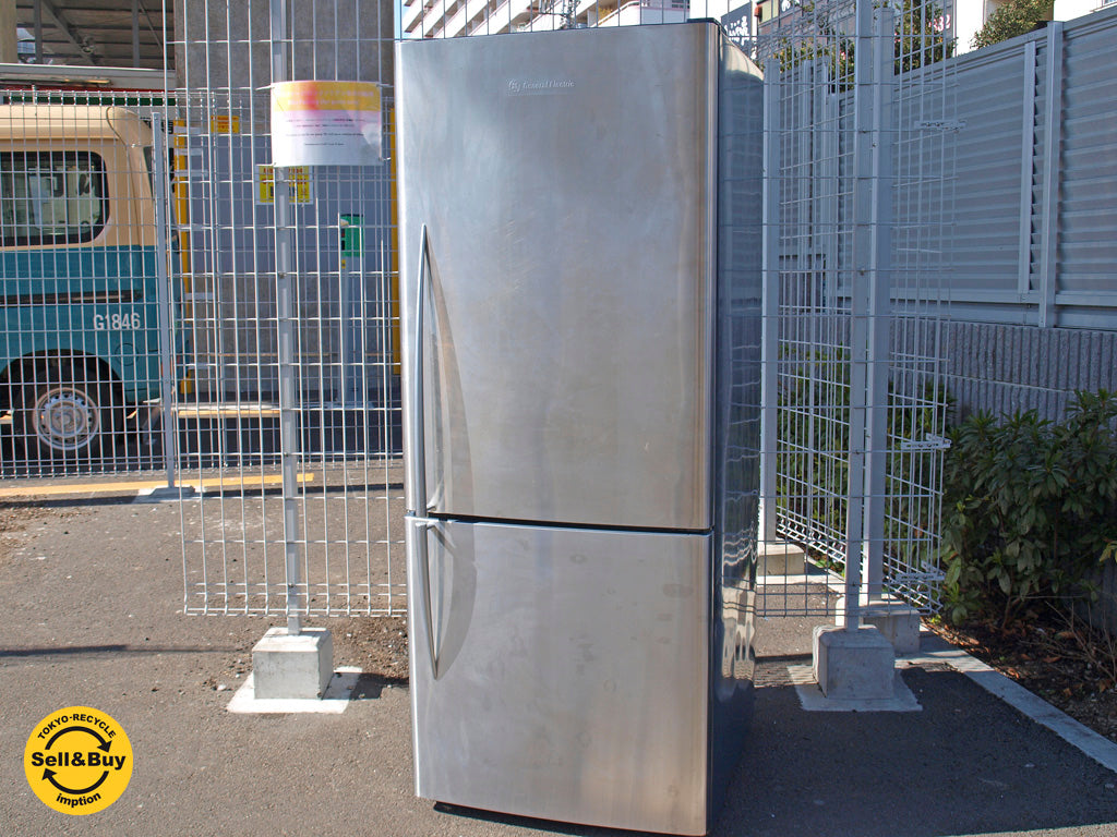 ゼネラルエレクトリック General Electric 家庭用大型冷蔵庫 『TCJ12GFDSS』 313リットル 2001年製  ～デザイン家電をご家庭に～ 【 買取と販売とレンタルのお店 】
