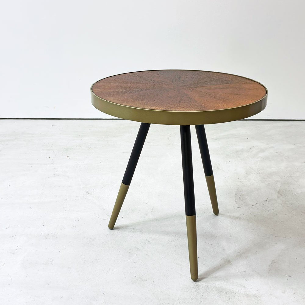【祖師ヶ谷大蔵店】Whitelabel Living デニス サイドテーブル Denise Side Table アッシュ材 鉄脚 アイアンレッグ ウォールナット系カラー 買取させていただきました。