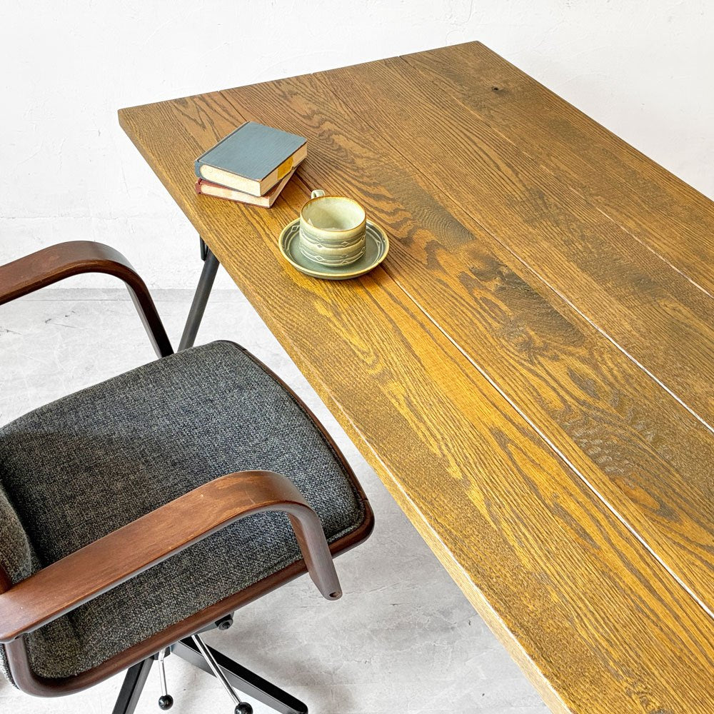 【下北沢店】ジャーナルスタンダードファニチャー journal standard furniture サンク SENS ダイニングテーブル オーク無垢材 W120cm 美品 インダストリアル 廃盤 買取させていただきました。