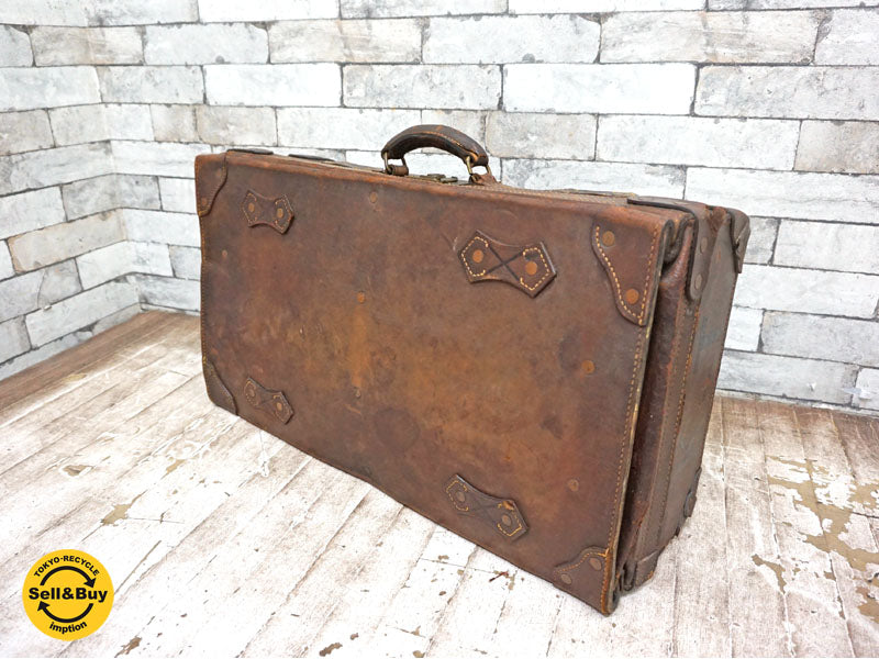 ビンテージ Vintage トランク レザー 革 ボックス 中古品 買い取りしました。祖師ヶ谷大蔵店 出張買取もお任せ下さい。