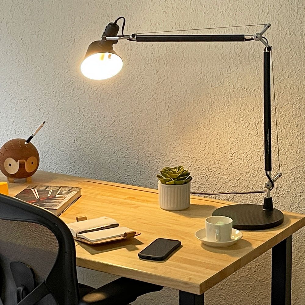 かなでもの KANADEMONO ザ・テーブル THE TABLE デスク ラバーウッド無垢材 W150xD70cm スチール スクエアバーレッグ シンプルトレイ付き～1/7000の丁度良さ～