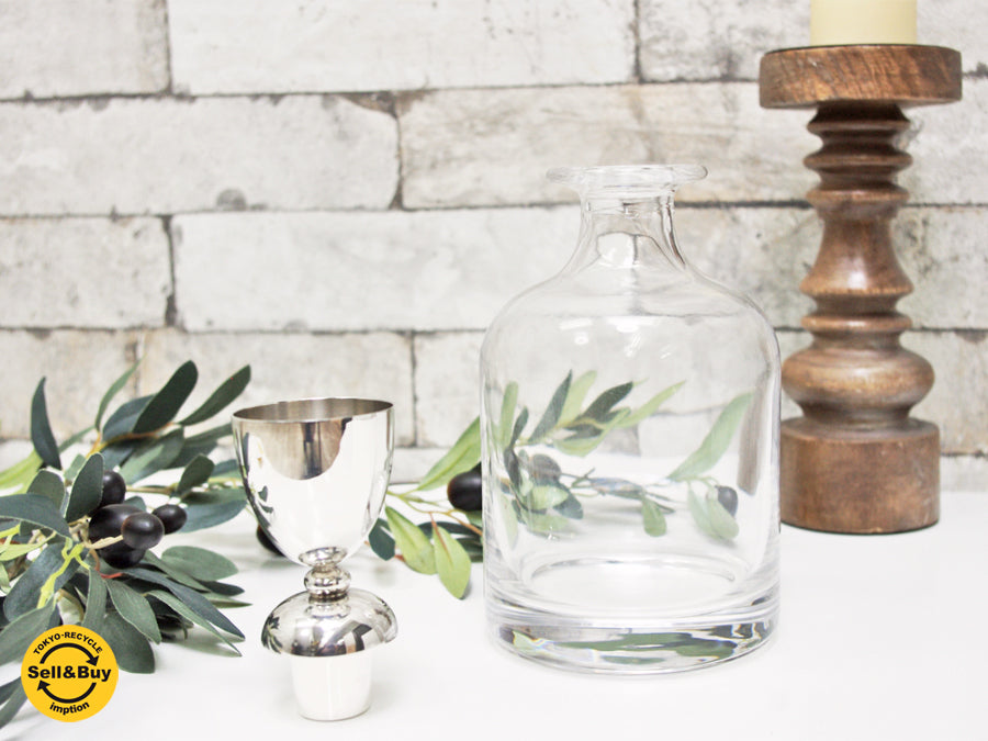 パンパローニ PAMPALONI ガラス製 デキャンタ 純銀製 グラス付き 中古品 買い取りしました。祖師谷大蔵店 出張買取もお任せ下さい。