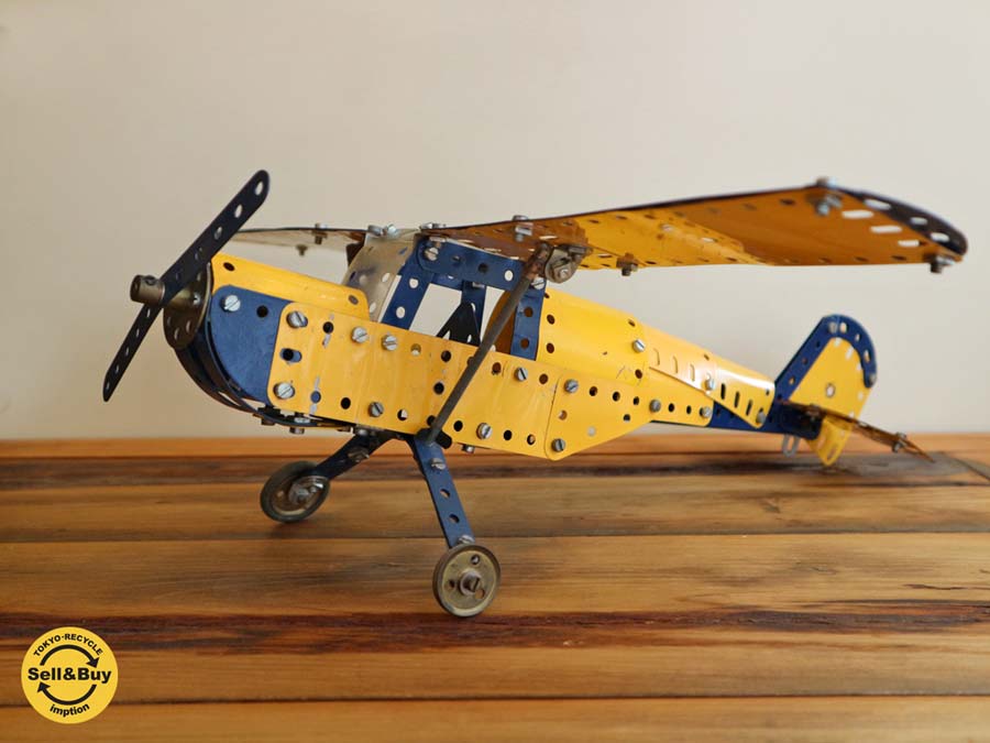 英国 イギリス製 MECCANO ブリキ 飛行機 オブジェ 模型飛行機 ヴィンテージ   買い取りしました。経堂店 出張買取もお任せ下さい。