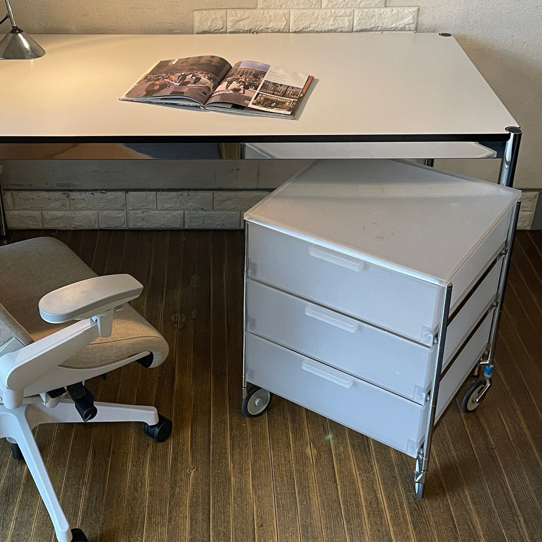 カルテル Kartell モビル3ワゴン MOBIL 3 WAGON 3ドロワー チェスト アイス キャスターワゴン ストレージ アントニオ・チッテリオ イタリア 定価163,500円 ～ただそこにある～