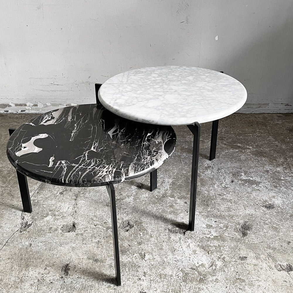 【自由が丘店】アルモニア ARMONIA Divino 大理石センターテーブル セパレート AMCT-006 Aホワイト×Bブラック モダンデザイン 定価￥64,990- 買取させていただきました。