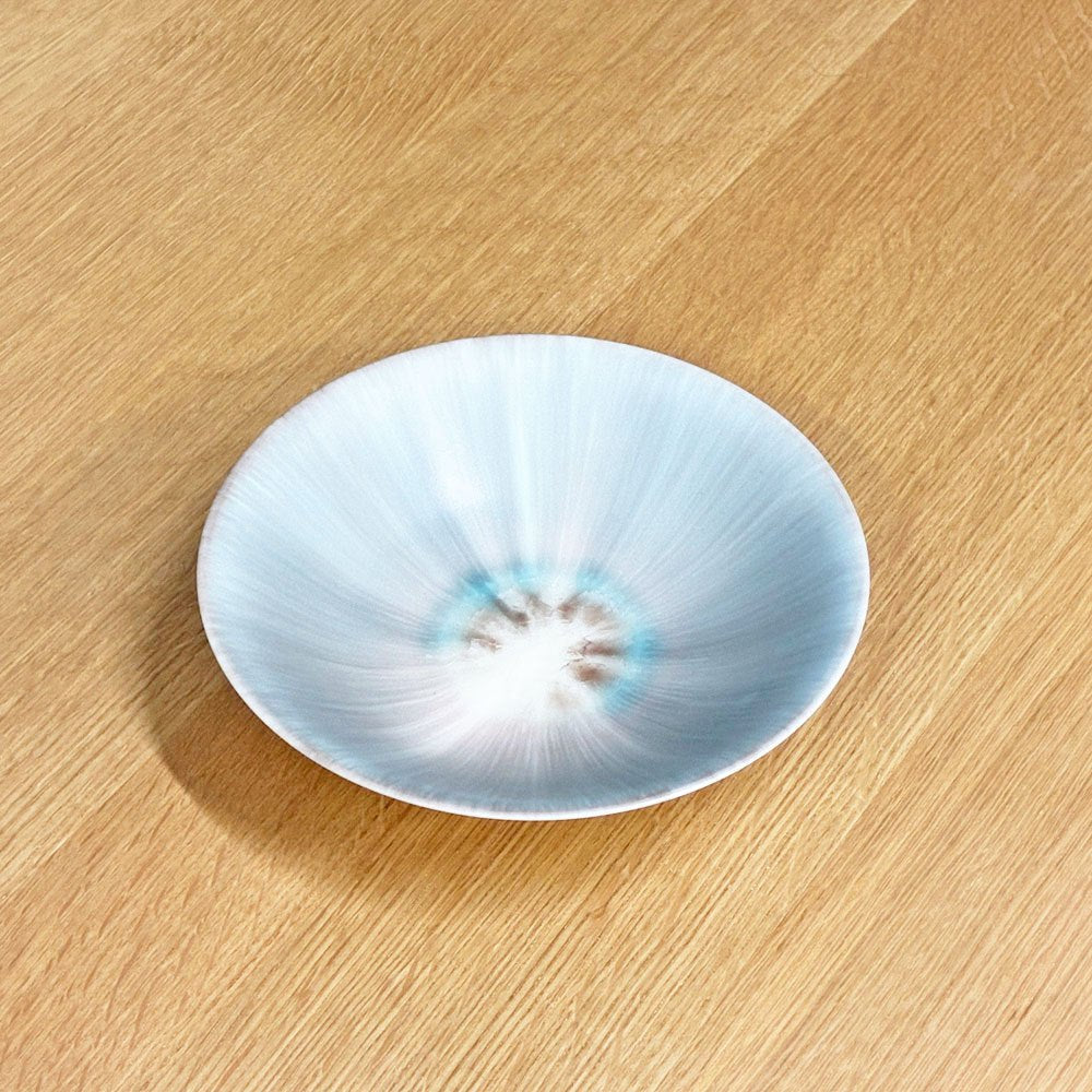 【経堂店】和田山真央 朝顔鉢 17.5cm めん鉢 丼 ベージュ 現代作家 買取させていただきました。