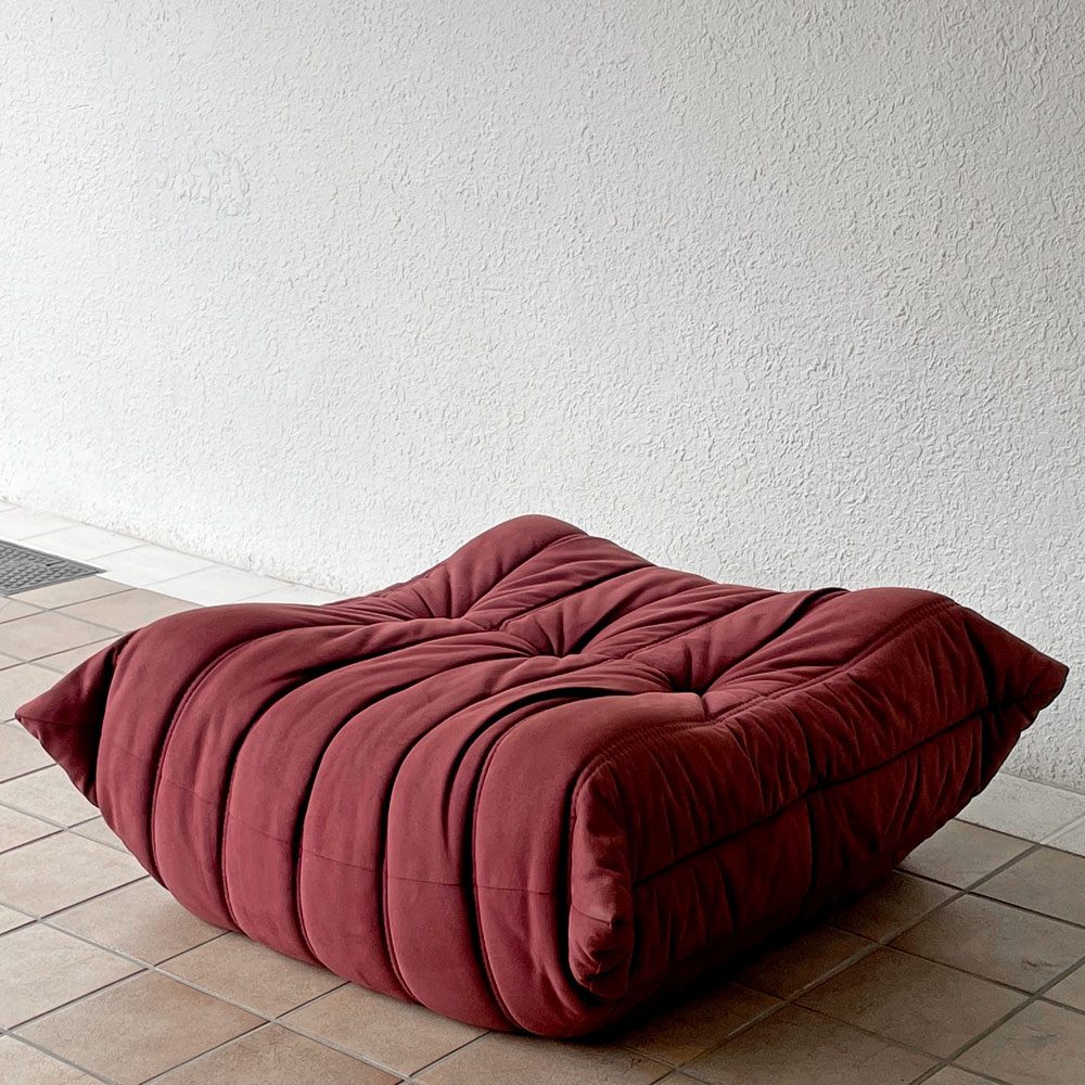 リーンロゼ ligne roset トーゴ パフ オットマン フランス 定価121,000- 　～ウレタンの魔法～