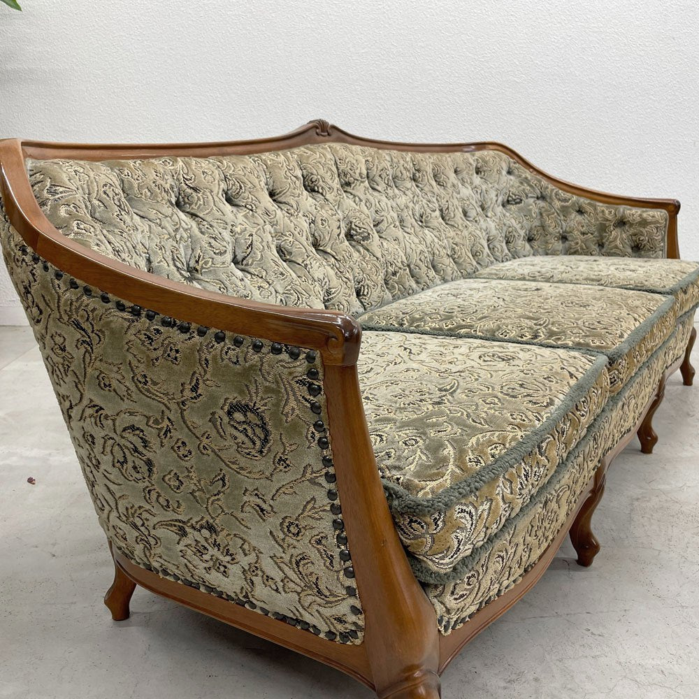 【登戸BASE店】マルニ木工 maruni マキシマム MAXIMUM シリーズ エドワード 3pソファ 猫脚 クラシカルスタイル ロココ調 買取させていただきました。