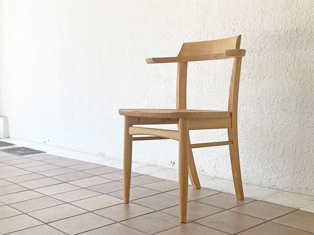 柏木工 KASHIWA ソフィー Sophie ダイニングチェア オーク無垢材 ハーフアーム ナチュラル 飛騨家具 中古品 買い取りしました。