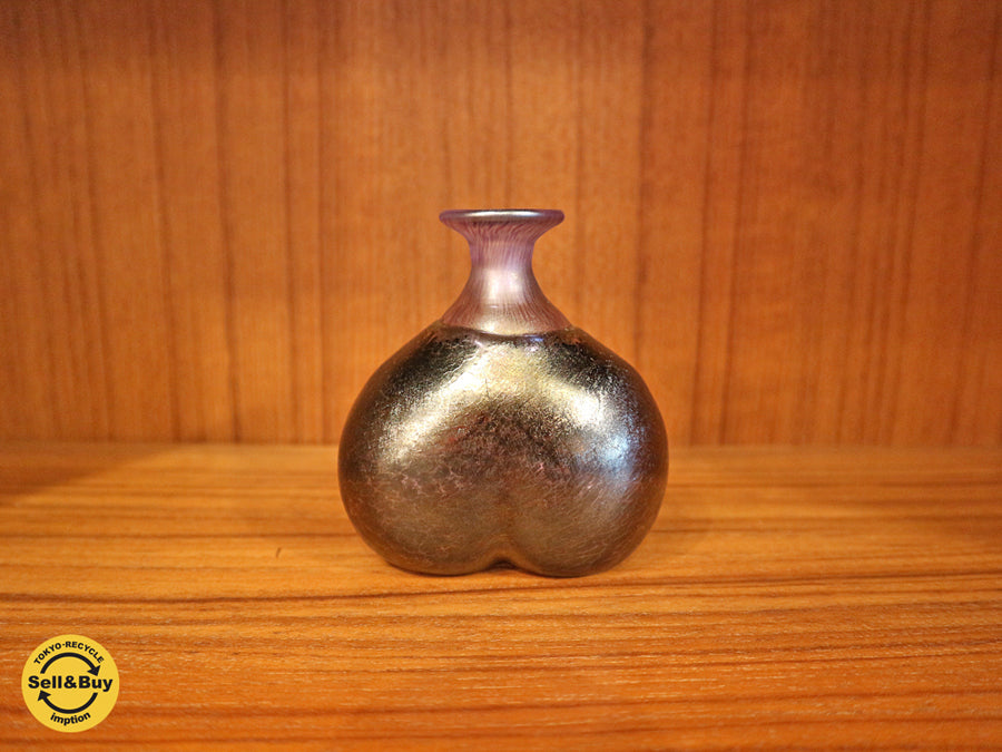 コスタボダ Kosta Boda フラワーベース アーティストシリーズ バーティル・ヴァリーン Bertil Vallien 花器 中古品  買い取りしました。経堂店 出張買取もお任せ下さい。