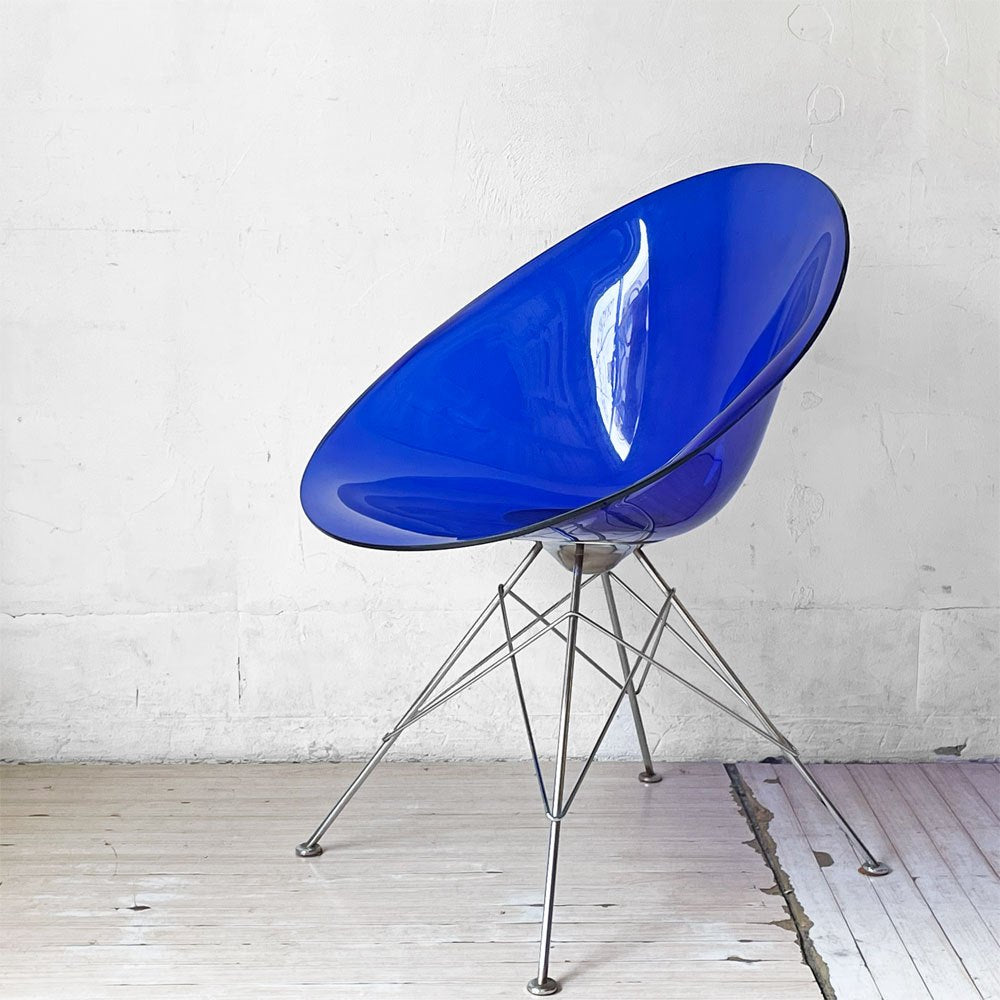 【下北沢店】カルテル Kartell エロエス ERO S ダイニングチェア コバルト 4本脚 フィリップ・スタルク スペースエイジ イタリア 買取させていただきました。