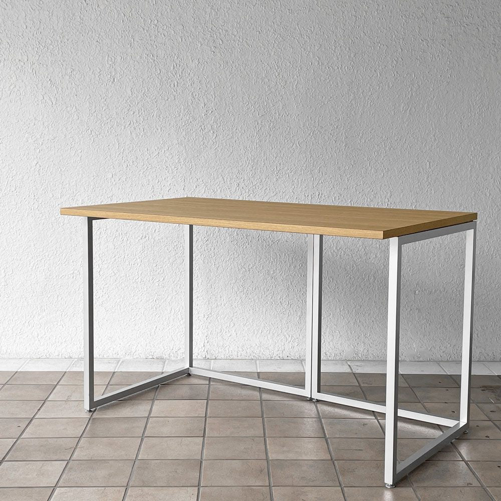 【用賀店】ビスレー BISLEY デスクプラン DESK PLAN Lフット ワーキングテーブル デスク オーク メラミン天板 スチール脚 W120cm イギリス 買取させていただきました。