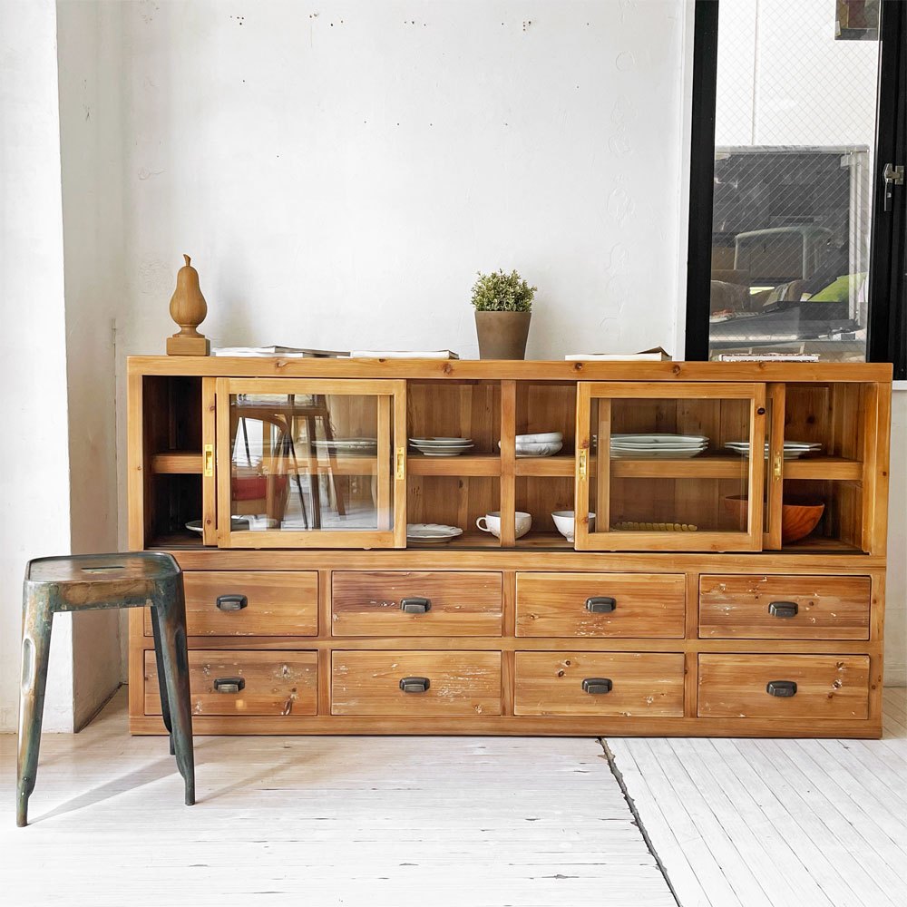 【下北沢店】クラッシュゲート CRASHGATE ノットアンティークス Knot Antiques シクロ CYCLO サイドキャビネット 杉古材  買取させていただきました。