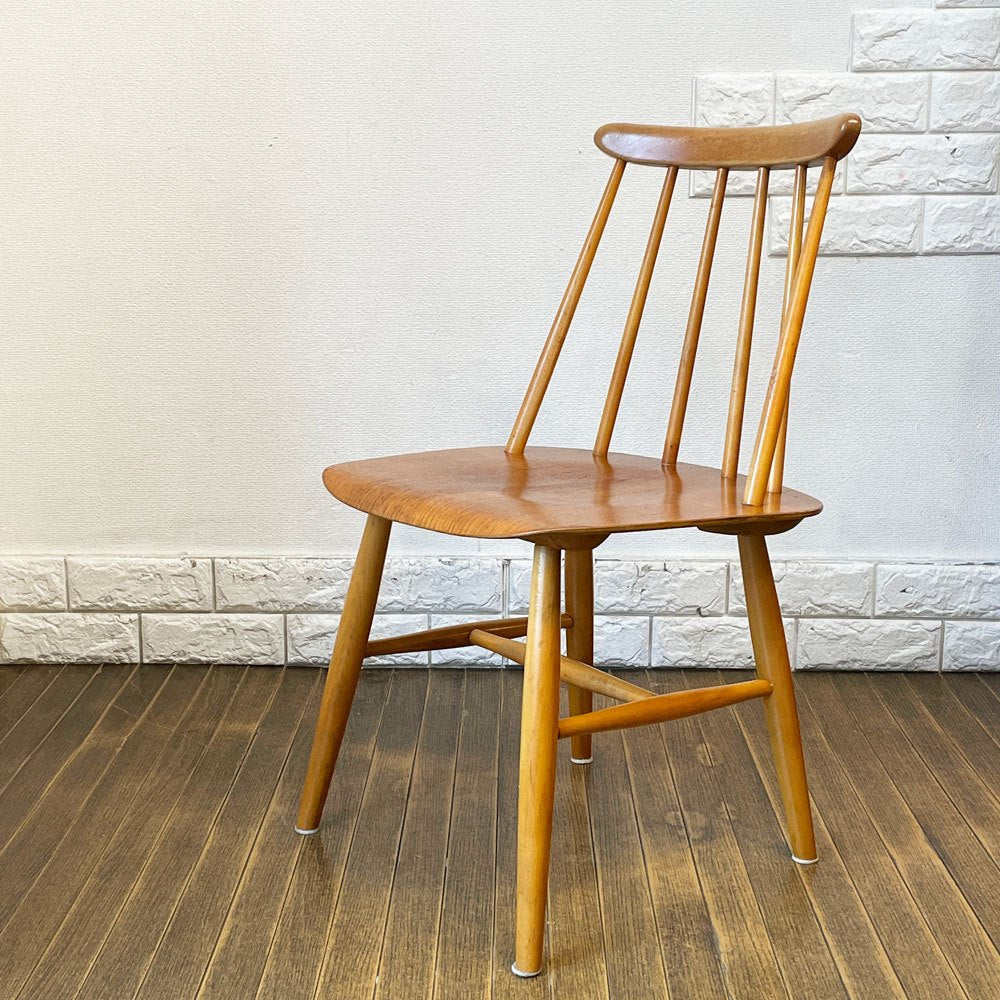 【経堂店】エズビーヴァーケン Edsby Verken ファネットチェア Fanett Chair ダイニングチェア イルマリ・タピオヴァーラ スウェーデン 北欧ビンテージ 買取させていただきました。