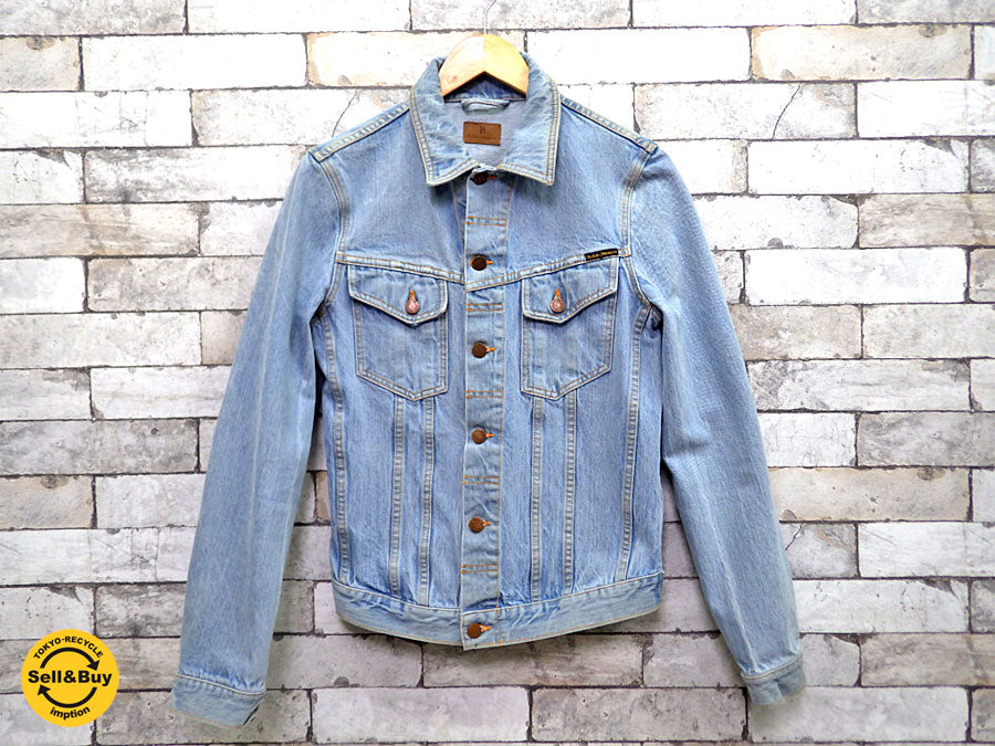 ヌーディージーンズ Nudie jeans ビリー Billy デニムジャケット ライトブルー メンズ  中古品 買い取りしました。祖師ヶ谷大蔵店 出張買取もお任せ下さい。