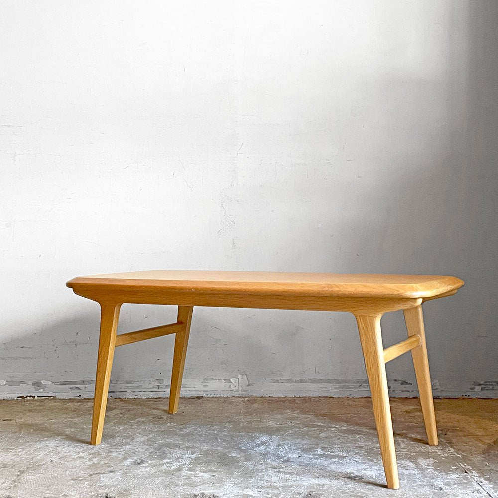 【自由が丘店】イデー IDEE イキ ローテーブル IKI LOW TABLE オーバル型 オーク材 コーヒーテーブル ナチュラル 北欧デザイン 買取させていただきました。