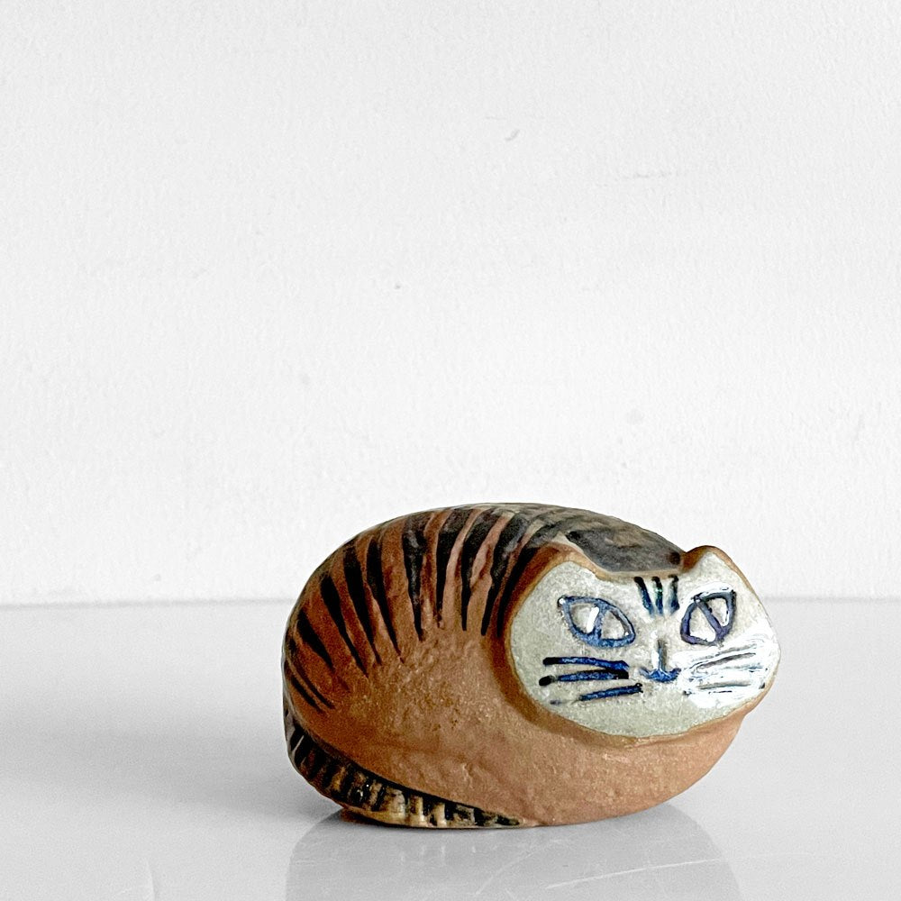 【自由が丘店】グスタフスベリ GUSTVSBERG 小さな動物園 Lilla Zoo 丸まった猫 Liggande Katt フィギュリン 置物 リサ・ラーソン ビンテージ 北欧雑貨 買取させていただきました。