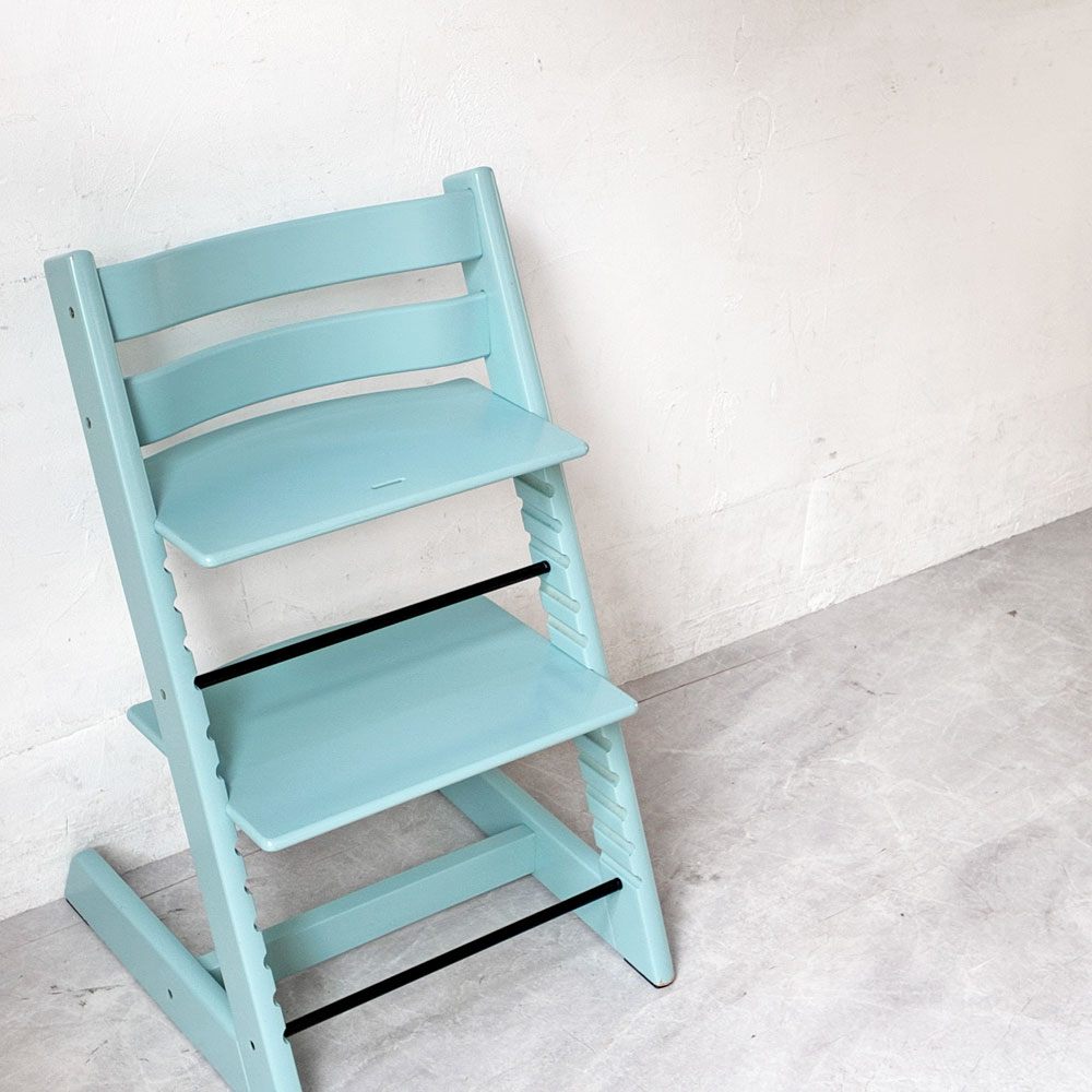【下北沢店】ストッケ STOKKE トリップトラップ TRIPP TRAPP ベビーチェア キッズチェア S/N6～ ノルウェー 北欧家具 アクアブルー 買取させていただきました。