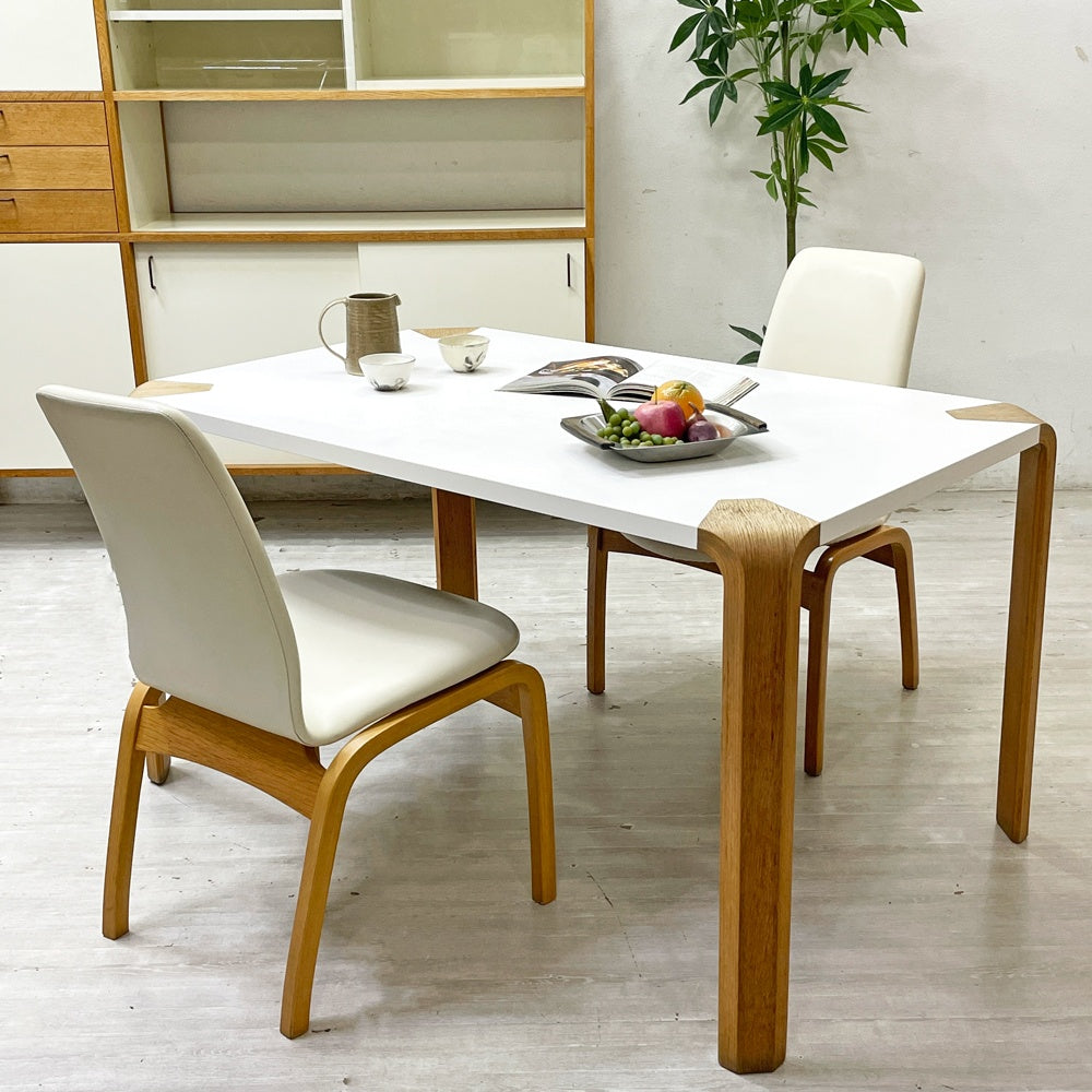 【祖師ヶ谷大蔵店】天童木工 Tendo アントラー Antler ダイニングチェア 2脚 ＆ ダインングテーブル 坂倉準三デザイン 買取させていただきました。