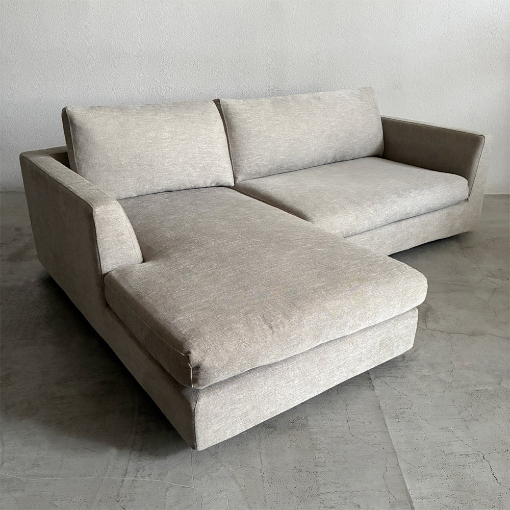 【登戸BASE店】リラックスフォーム RELAX FORM 関家具 デパラ2  DEPALAⅡ 右 カウチソファ W220cm シェーズロング 1P + 2P セット コーナーソファ ファブリック A48 ステングレー 定価￥266,475の品 買取させていただきました。