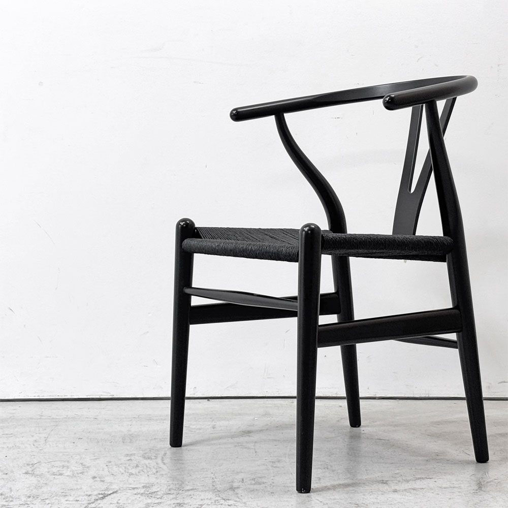 【祖師ヶ谷大蔵店】カールハンセン＆サン Carl Hansen & Son CH24 Yチェア 日本仕様サイズ ブラックラッカー×ブラックペーパーコード ハンス・J・ウェグナー ビーチ材 買取させていただきました。