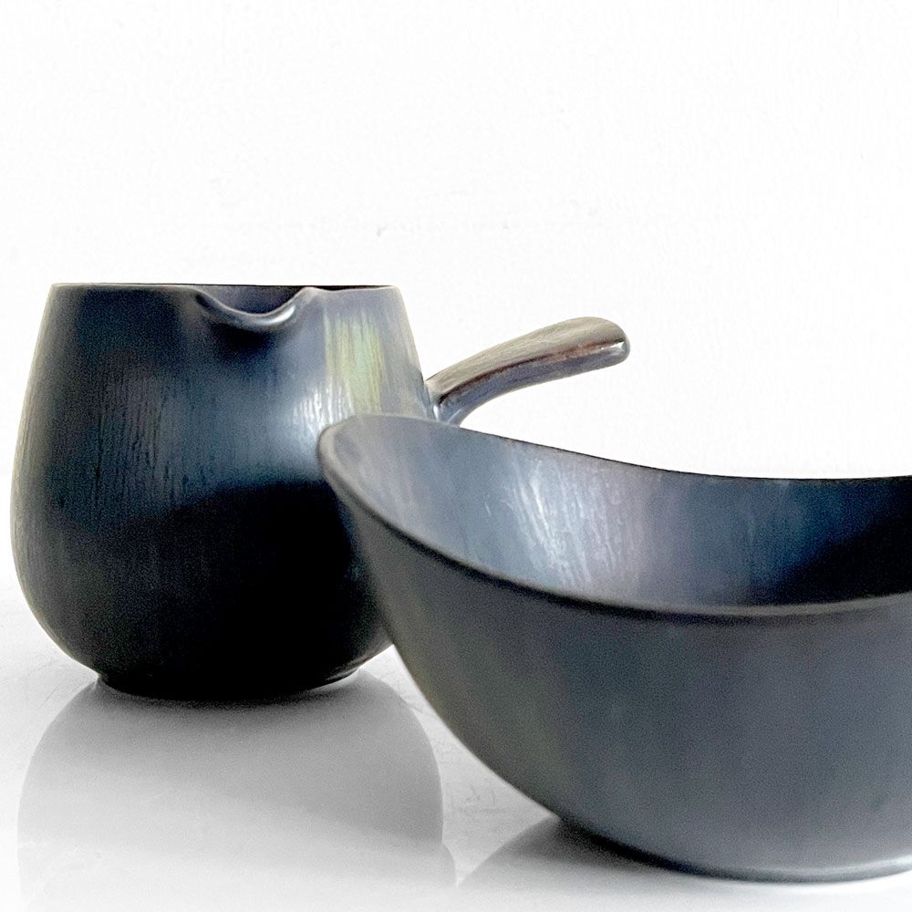 【自由が丘店】ロールストランド Rorstrand UR ミルクピッチャー＆ミニボウル グンナーニールンド Gunnar Nylund 50's スウェーデン 北欧ビンテージ 買取させていただきました。