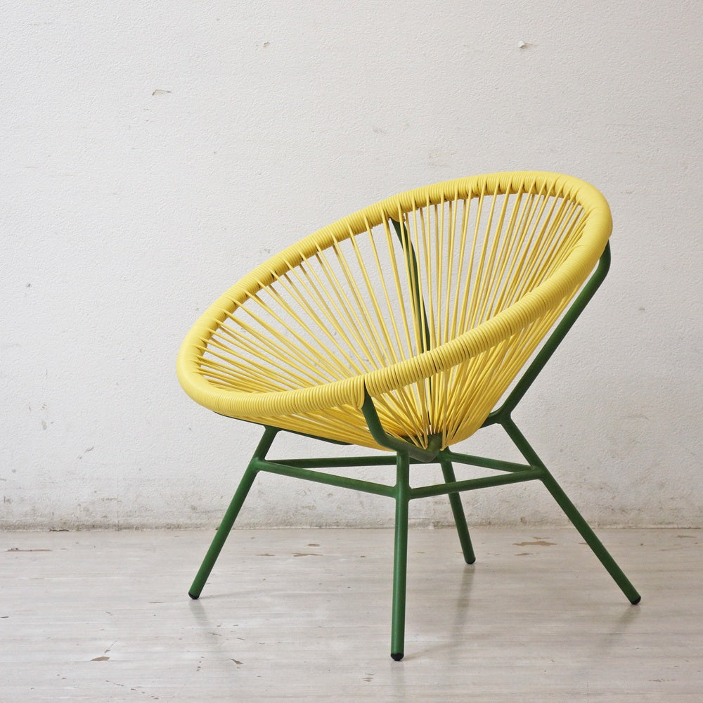 【祖師ヶ谷大蔵店】フランフラン Francfranc ロータス パーソナルチェア イエロー×グリーン ガーデンチェア ポリエチレン製 リゾートスタイル 買取させていただきました。