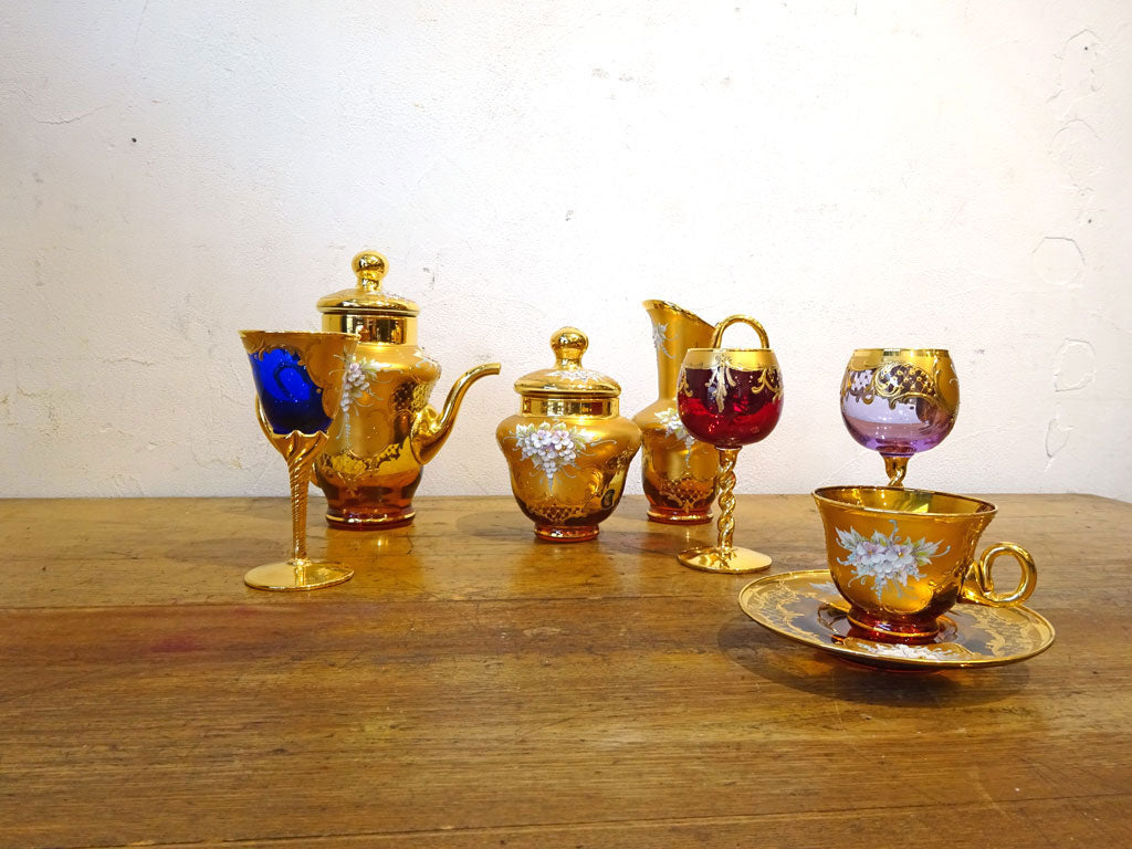 ベネチアンガラス ムラノ Venezian glass murano ティーポットなど多数入荷 下北沢店 中古品 買い取りしました。