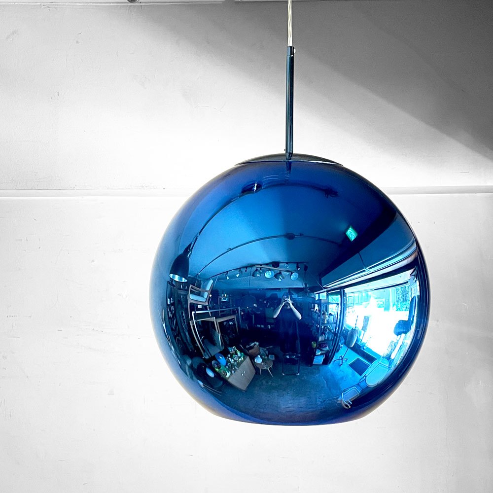 【自由ケ丘店】トムディクソン Tom Dixon コッパー Copper Round Pendant 45 ペンダントライト ブルー 定価￥113,000- 廃番 買取させていただきました。