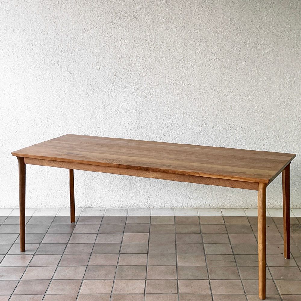 【用賀店】ブランチ BRUNCH ダイニングテーブル ウォールナット無垢材 W180cm ナチュラルモダン 買取させていただきました。