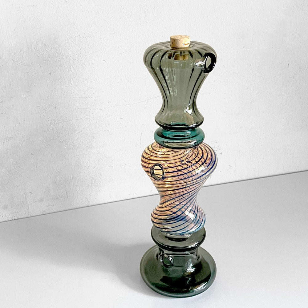 【自由が丘店】フリーパーク FREE PARK 耐熱ガラスのお香立て インセンスホルダー ガラス 卓上 縦型 H26cm 買取させていただきました。