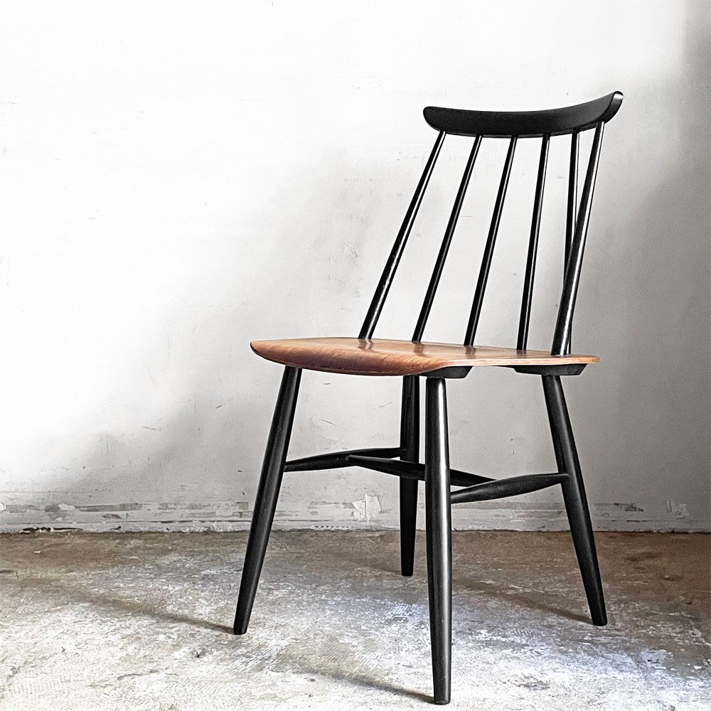 【自由が丘店】アスコ ASKO ファネットチェア Fanett chair イルマリ・タピオヴァーラ ダイニングチェア チーク材 50～60年代 フィンランド製 北欧ビンテージ 名作 買取させていただきました。