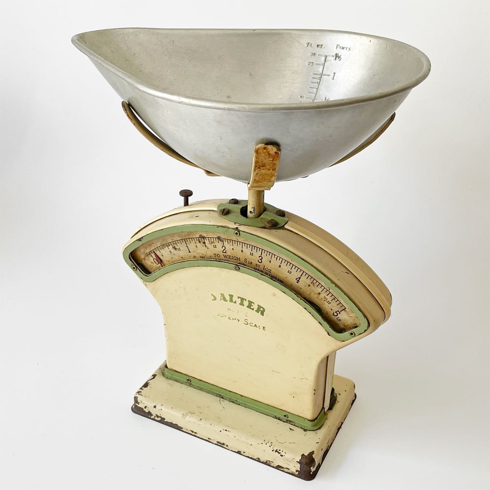 【下北沢店】イギリス アンティーク SALTER ソルター キッチンスケール No.30C MADE IN ENGLAND 買取させていただきました。