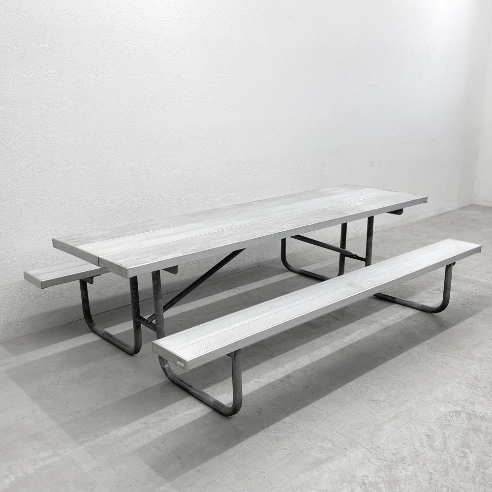 【登戸BASE店】ケイパーク KAY PARK & RECREATION ピクニックテーブル アウトドア ガーデンテーブルセット ベンチ一体型 買取させていただきました。