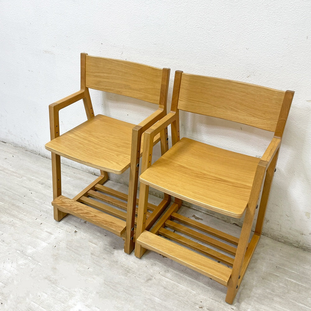 【祖師ヶ谷大蔵店】アクタス キッズ ACTUS Kids Fチェア デスクチェア オーク材 キャスター付き 高さ調節可能 買取させていただきました。