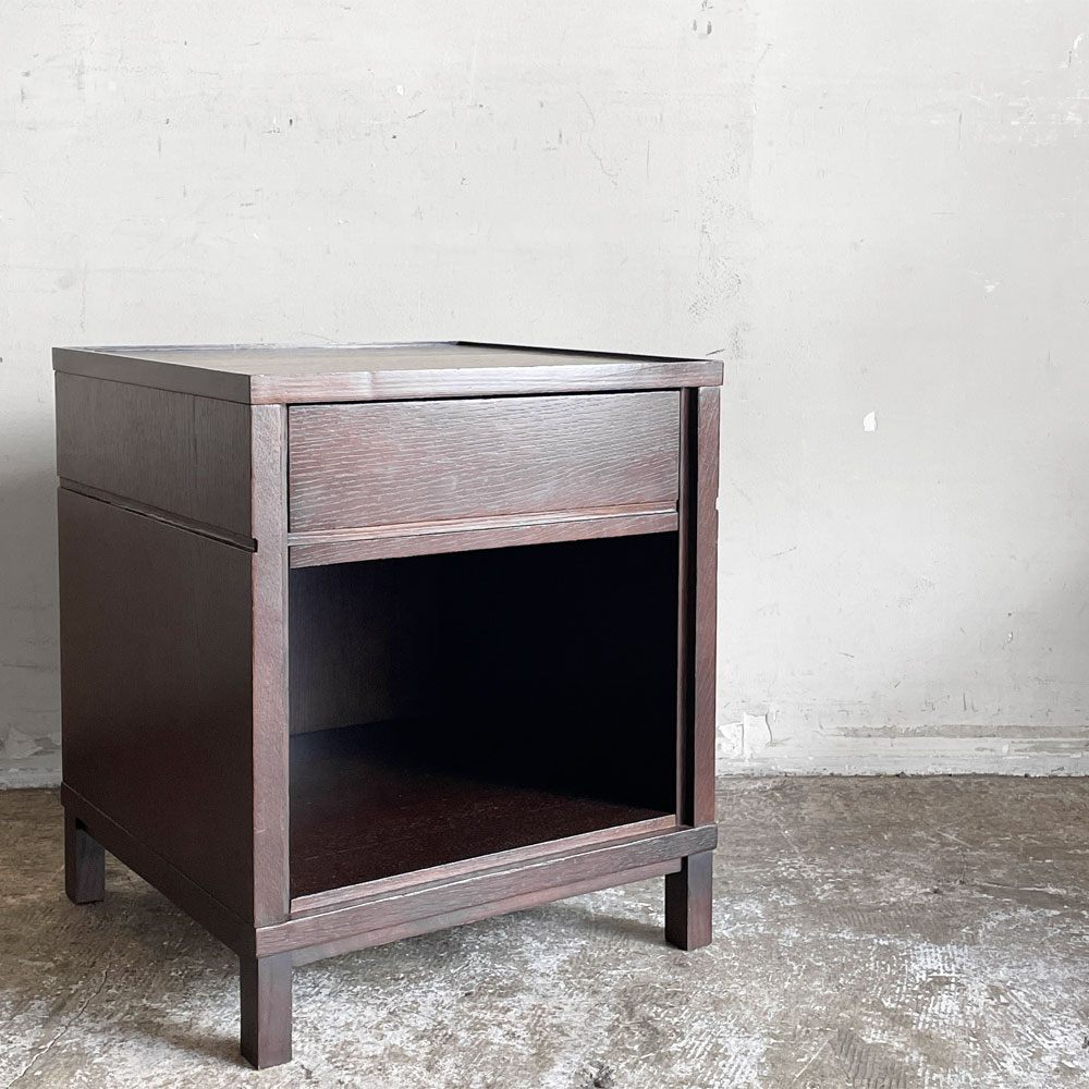 【自由が丘店】エーフラット a.flat サイドテーブル Side table v01 ナイトキャビネット サイドキャビネット アッシュ材 ブラウン H48cm 定価￥28,050- 買取させていただきました。
