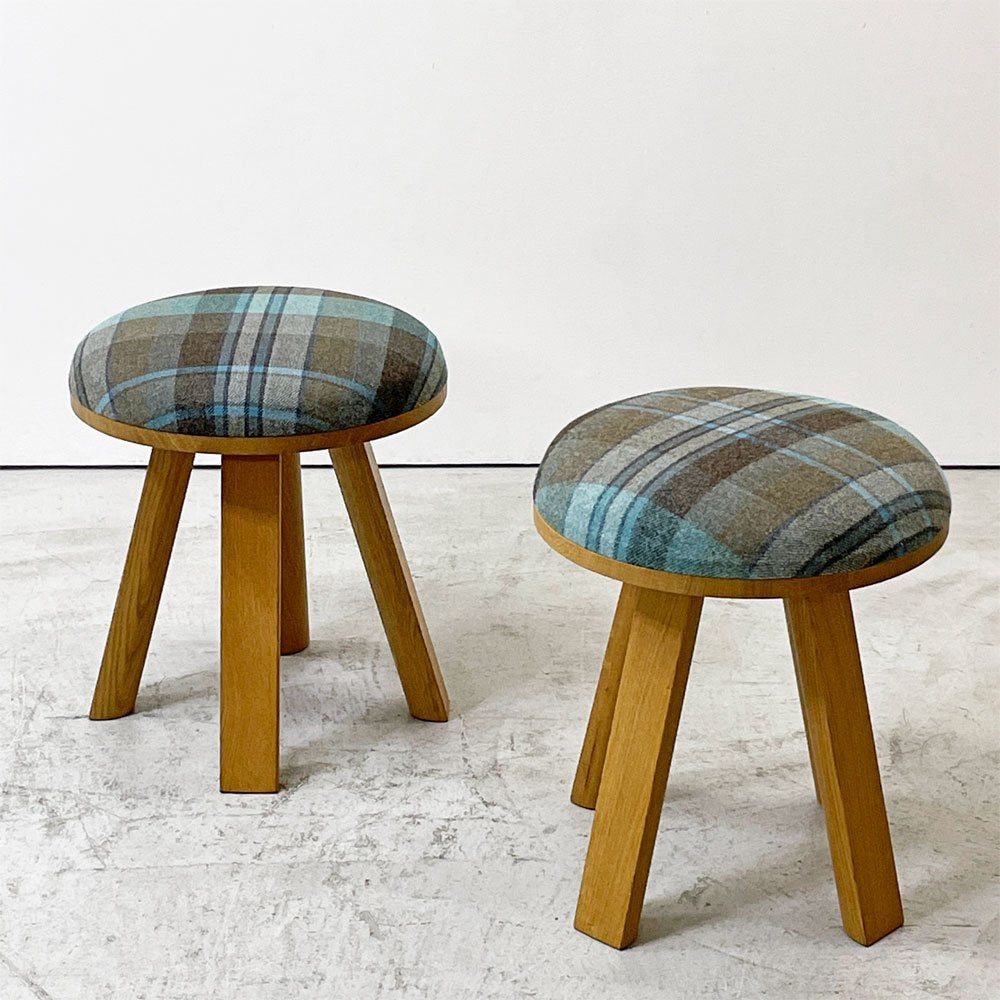 【祖師ヶ谷大蔵店】バジースペース BuzziSpace BuzziMilk バジーミルク スツール Φ40 ファブリック ベルギー 北欧モダン 2脚 買取させていただきました。