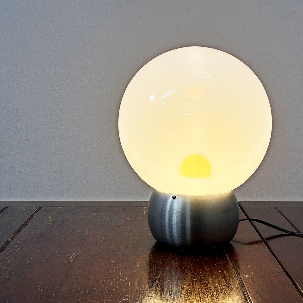 【祖師ヶ谷大蔵店】イデオット ideot イタリア ヴィンテージ モダン ガラス照明 テーブルランプ Vintage Modern Glass Table Lamp ガラス×メタルベース 買取させていただきました。