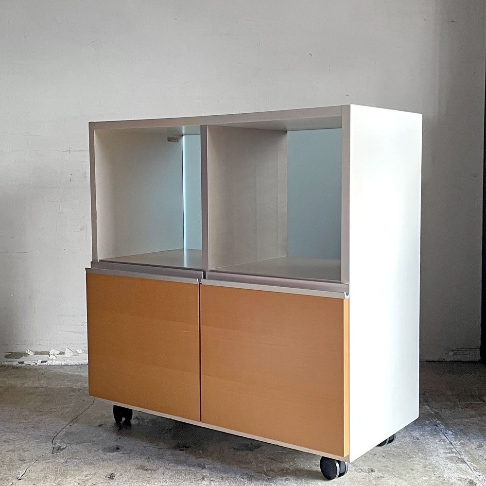 【自由が丘店】ウィルクハーン Wilkhahn ミナモ Minamo ファイリングシェルフ Filing Shelf 2ドロワー 2列2段 オーク材 アルミフレーム アクリルパネル キャスター仕様 コクヨ取扱い 買取させていただきました。
