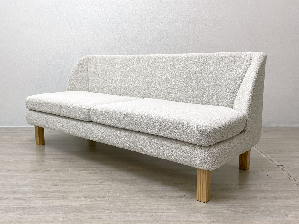 イデー IDEE シエラ SIERA ソファ 2シーター ローソファ ホワイト系 DE900 アッシュ材 藤城成貴 受注生産品 定価214,300円  中古品 買い取りしました。