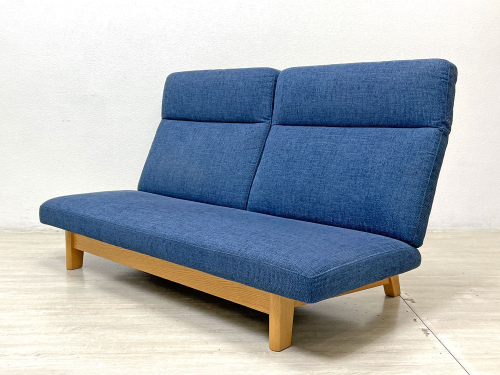 ブランチ BRUNCH SO-0111 ハイバックソファ 2シーター ローソファ オーク無垢材 ファブリック カバーリング 座面高28cm 北欧スタイル ナガノインテリア製造 中古品 買い取りしました。